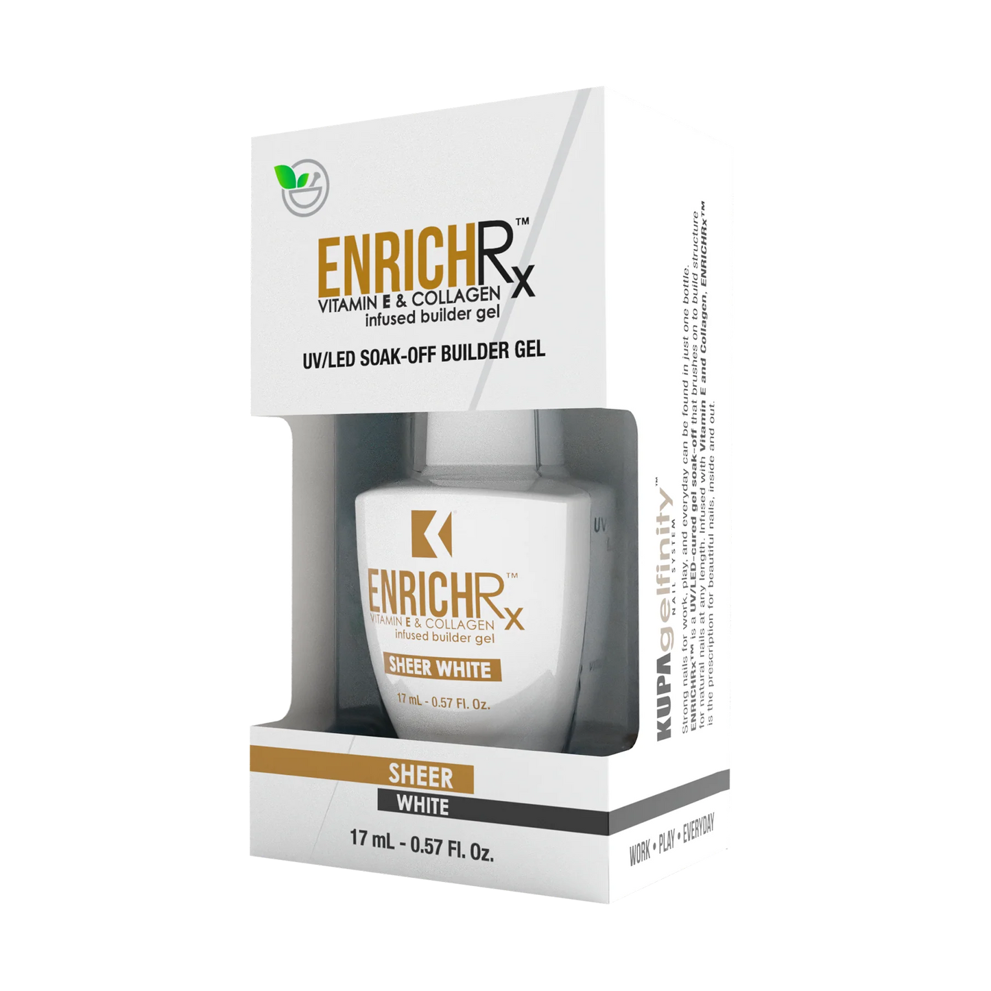 Kupa - EnrichRX - Sheer White .5oz