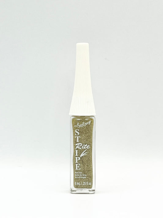 Stripe Rite Nail Art - Gold Glitter