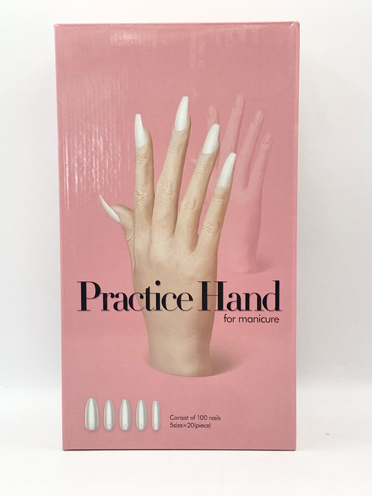 Gel-Le - Premium Practice silicone Hand w/ Tips