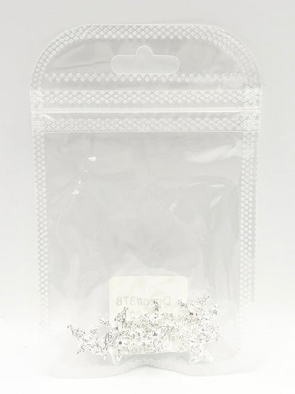 Queen - Nail Charms 10pc - #378 Silver Plus Crosses