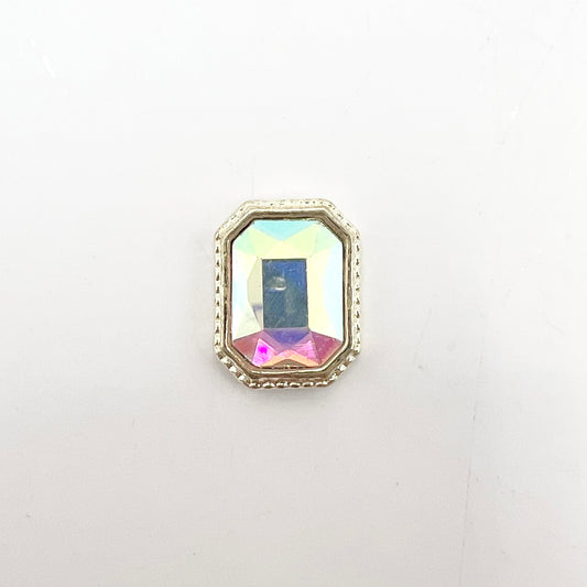 Queen - Nail Charms 10pc - #012 Gold Iridescent Rectangles