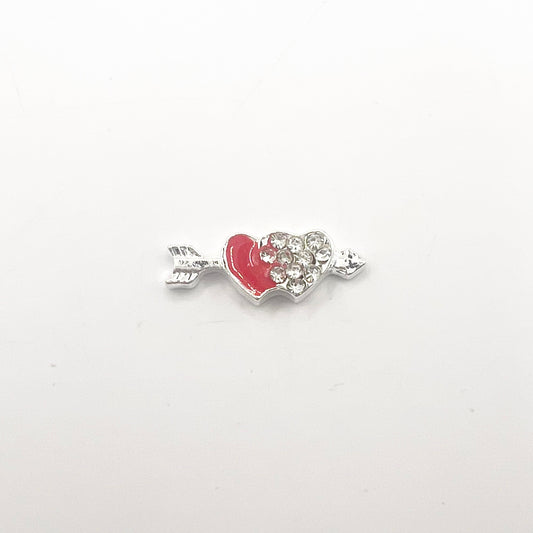 Queen - Nail Charms 10pc - #201 Silver Cupid’s Arrows