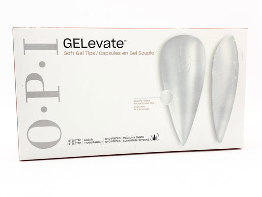 OPI - GELevate - Soft Gel Tips 640pc - Stiletto