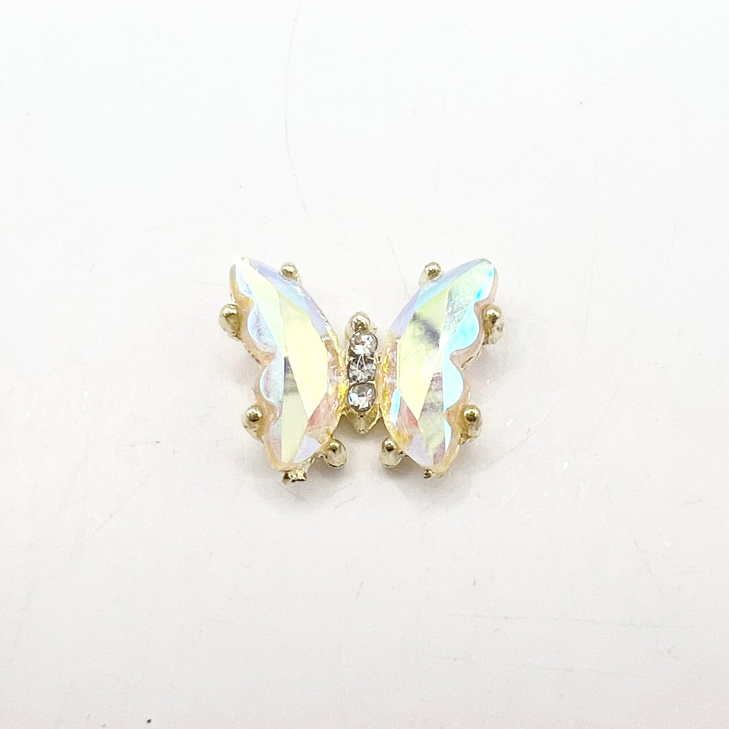 Queen - Nail Charms 10pc - #339 Gold Iridescent Butterflies