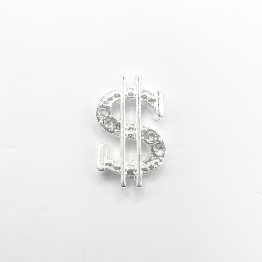 Queen - Nail Charms 10pc - #258 Silver Dollar Signs