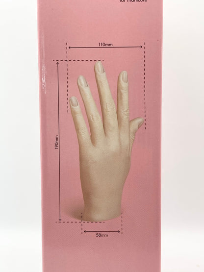 Gel-Le - Premium Practice silicone Hand w/ Tips