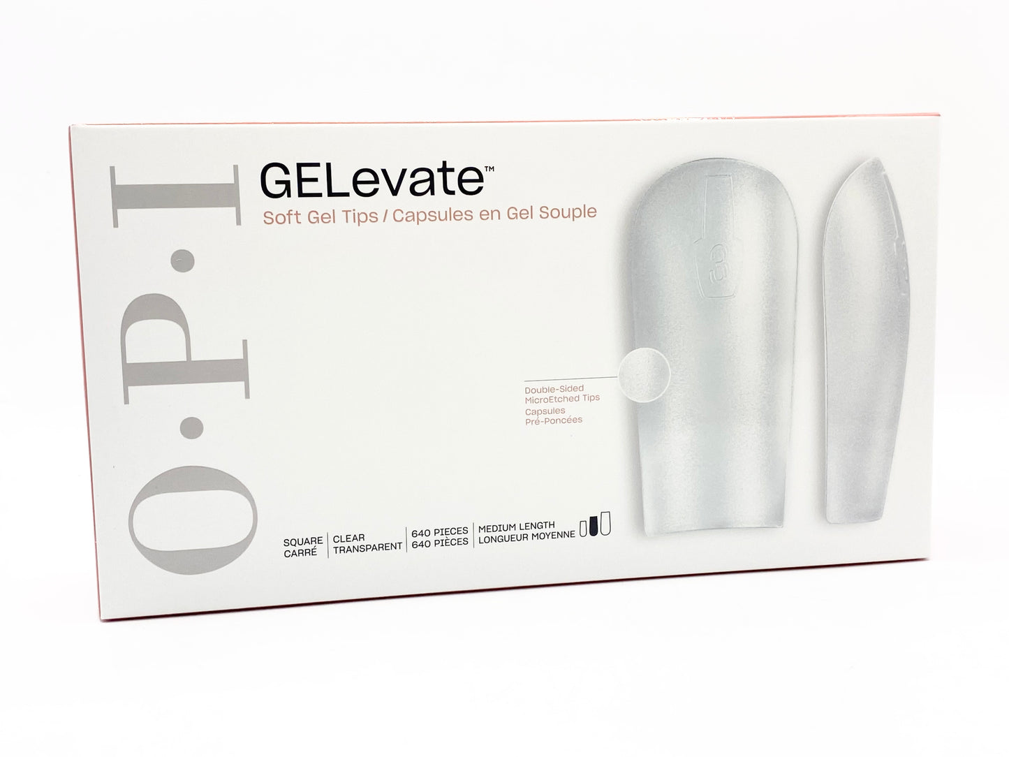 OPI - GELevate - Soft Gel Tips 640pc - Square