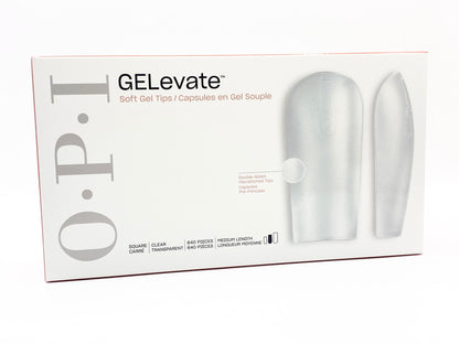 OPI - GELevate - Soft Gel Tips 640pc - Square