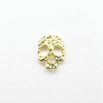 Queen - Nail Charms 10pc - #398 Gold Skulls
