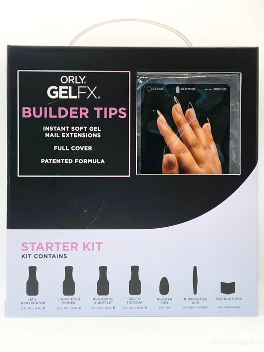 Orly - GELFX - Full Cover Builder Tips Kit - Medium Almond 555pc (Limited)