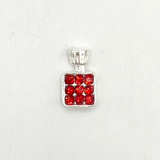 Queen - Nail Charms 10pc - #189 Silver Red Mini Bottles