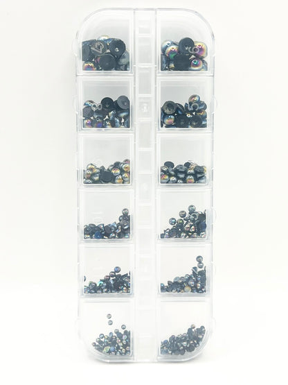 Queen - Black Fluorescent Pearls - #05