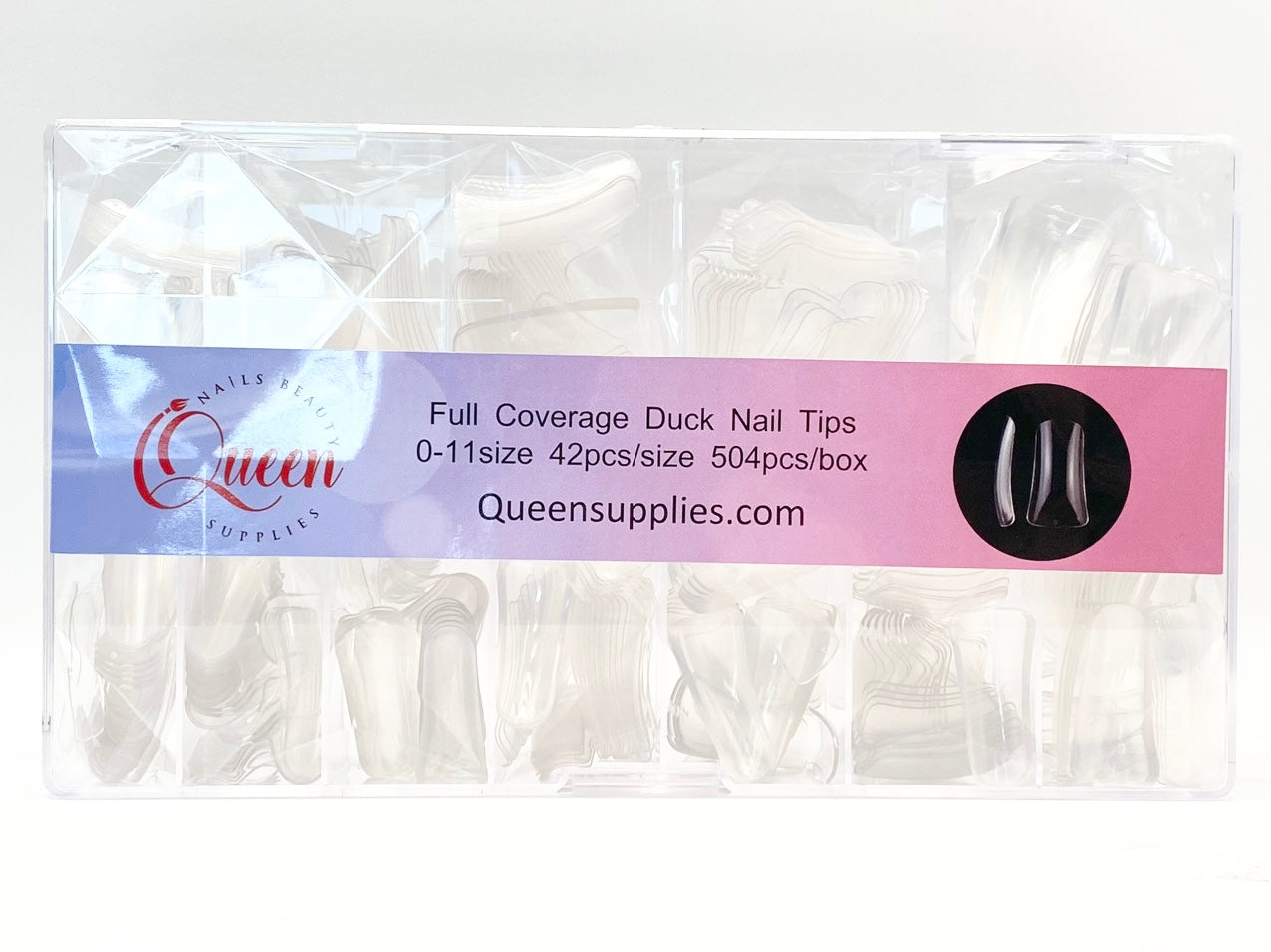 Queen - Full Cover Tips - Duck Tips 504pc