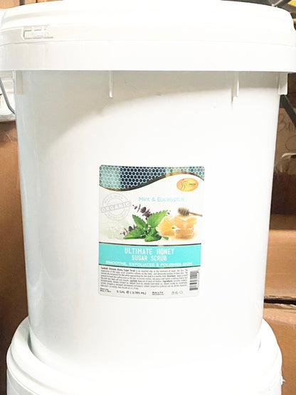 Spa Redi - Ultimate Honey Sugar Scrub - Mint & Eucalyptis 5Gal