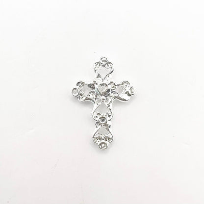 Queen - Nail Charms 10pc - #381 Silver Crosses
