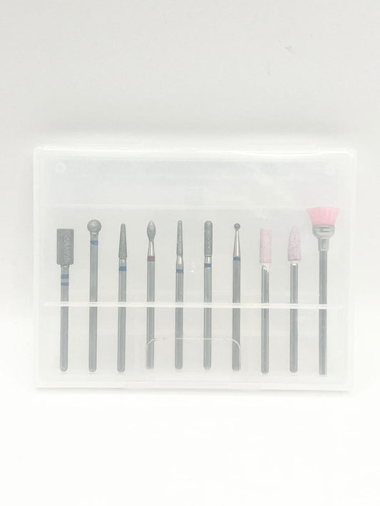 Gel-Le - Nail Drill Bit Set (10pcs)
