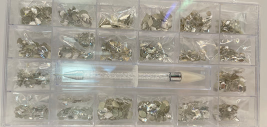 Gel-le - Luxury Rhinestone Kit #33 (Clear)