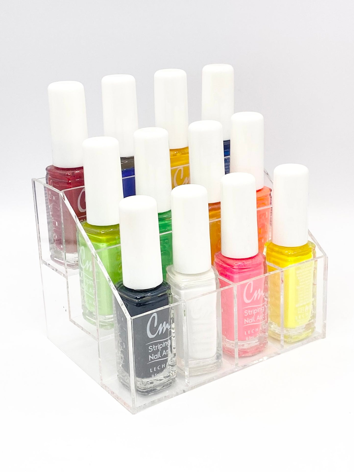 Polish Table Rack - Acrylic Display - (12 bottles)(Nail Art Polish Display)