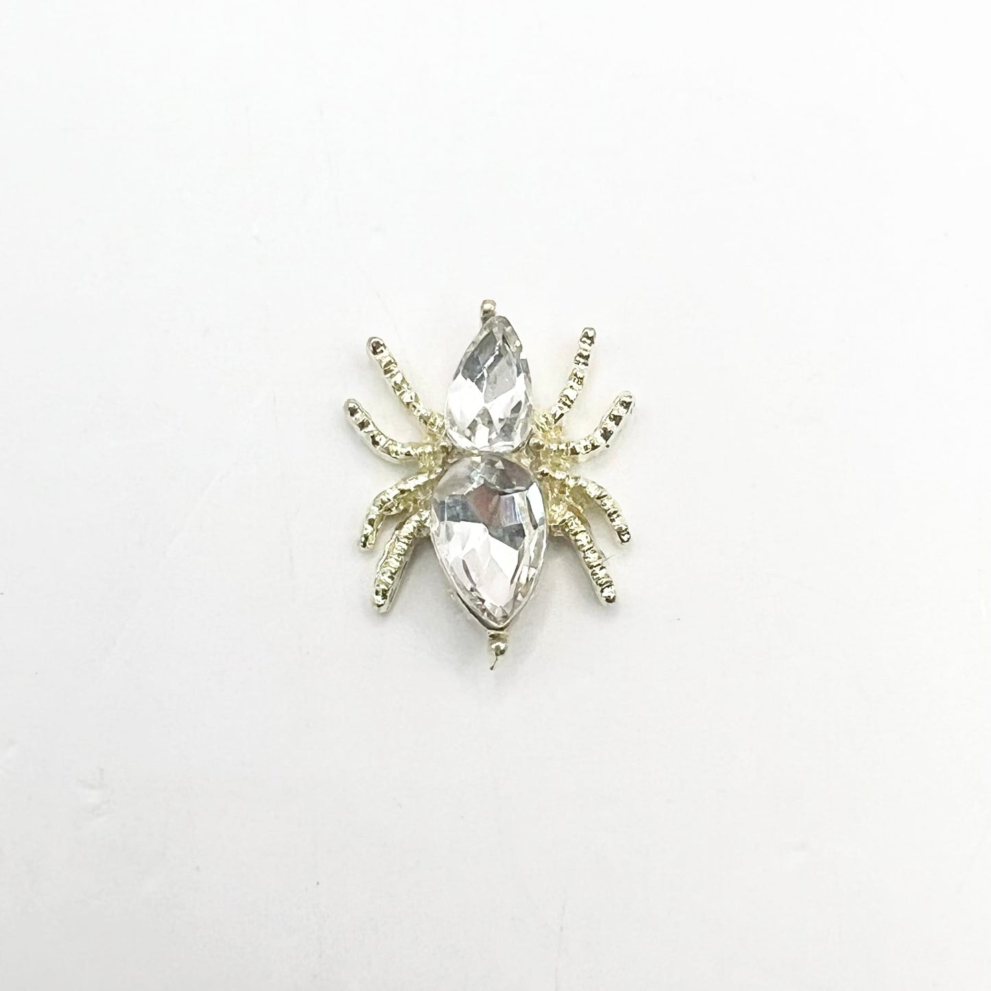 Queen - Nail Charms 10pc - #403 Gold White Spiders