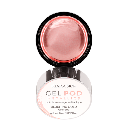 Kiara Sky - Gel Pods Metallics - Blushing Gold 0.17 fl (15 ml)