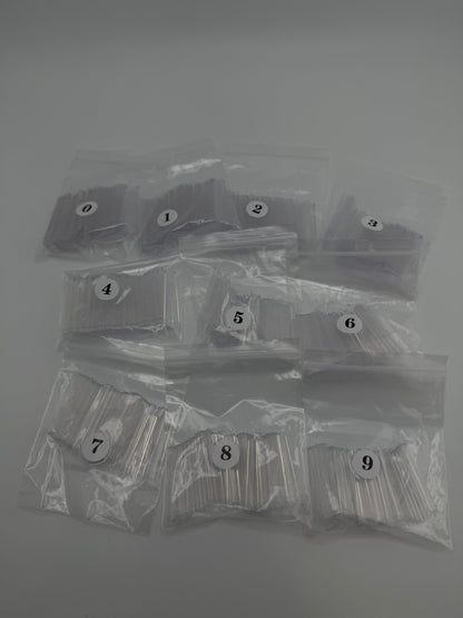 Queen - No Curve Tips - XXL Coffin (500pcs Bag)