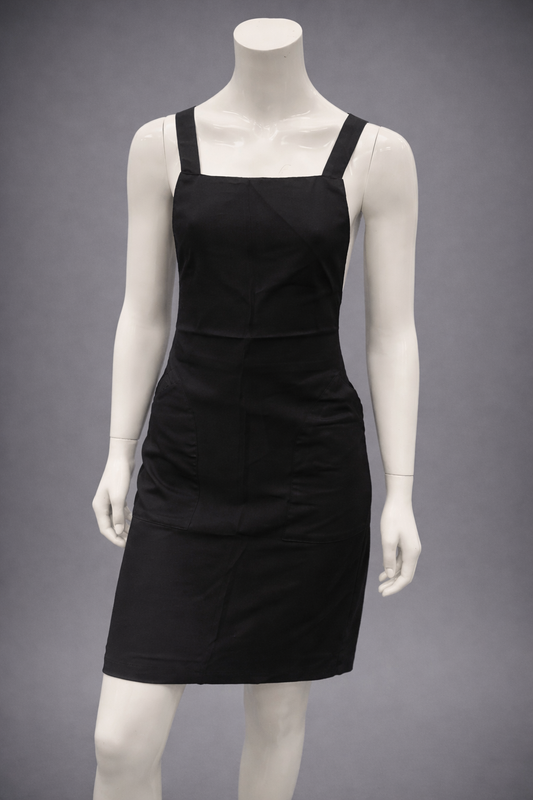 Therapispa - Apron Tie Strap Velcro  - Black