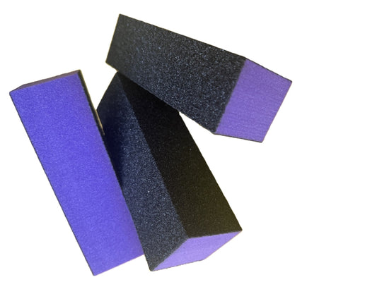 Gel-Le - 3-Way Purple Black Buffer 10pcs (100/240 Grit)