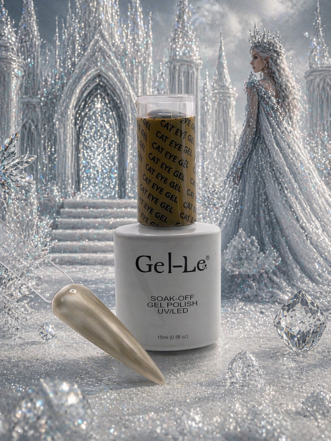 Gel-Le - C27 Ice Queen (Cat Eye Gel)