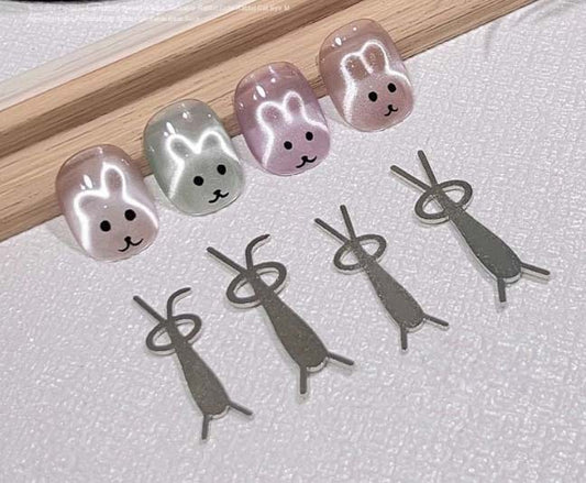 Ibelieve- Bunny Magnet 4pc