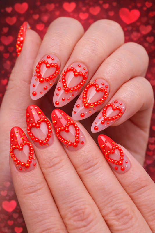 Queen - Red Pearls Fluorescent - #10