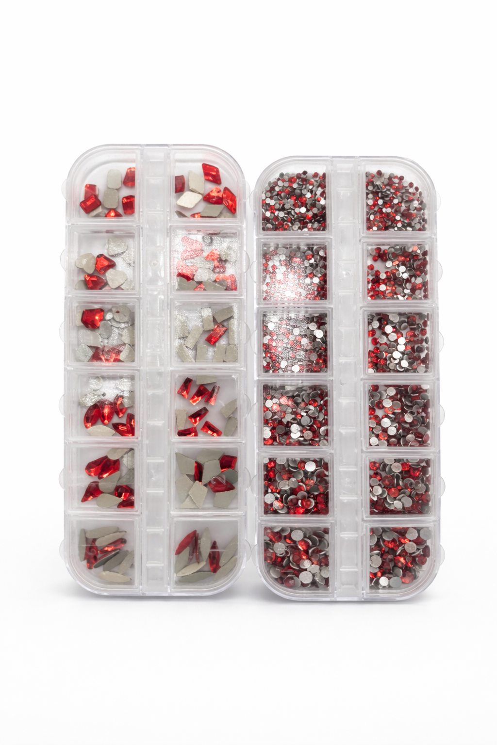 Queen - Red Rhinestone  - Gems - Duo Set - #22