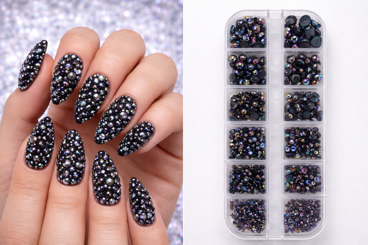 Queen - Black Fluorescent Pearls - #05