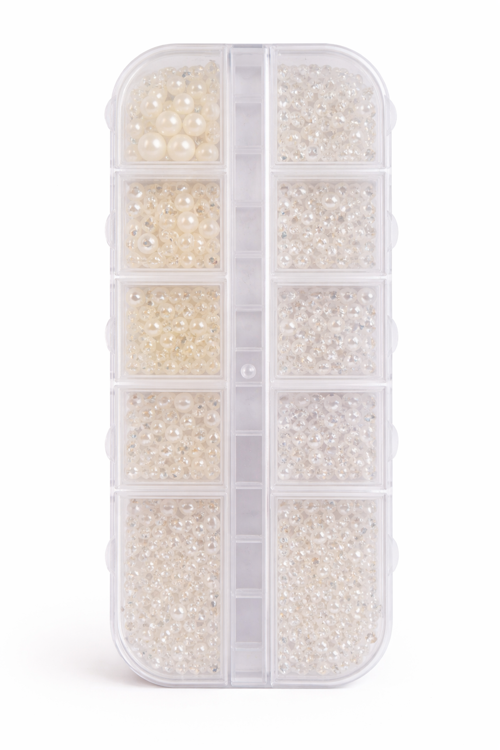 Queen - White & Milky white Pearls - #13