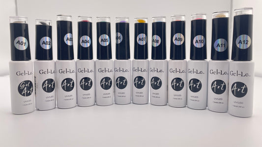 Gel-Le - A12 Silver Glitter  (Gel Art)