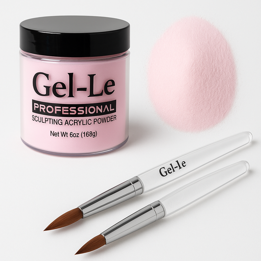 Gel-Le - Acrylic Powder - Intense Pink Opaque