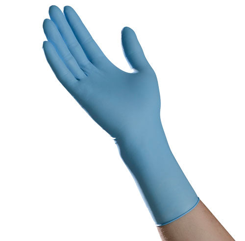 Ambitex - Blue Nitrile Gloves 8 Mil 50pc - Small