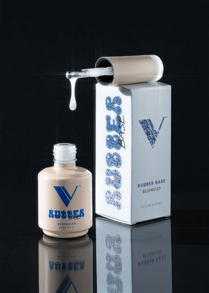Valentino - Rubber Base - Bejeweled .5oz (Gel)