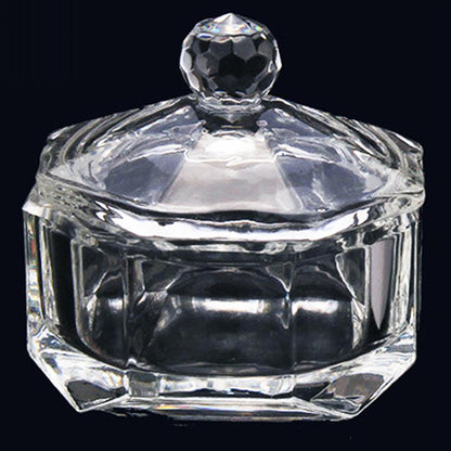 Berkeley - Crystal Powder Dish 8-Angled Shape