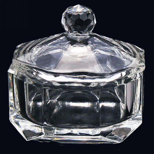 Berkeley - Crystal Powder Dish 8-Angled Shape
