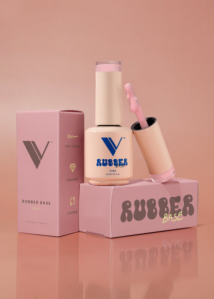 Valentino - Rubber Base - Pink .5oz (Gel)