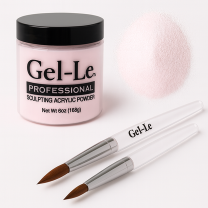 Gel-Le - Acrylic Powder - Pink Opaque
