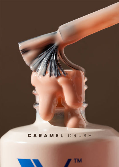 Valentino - Rubber Base - Carmel Crush .5oz (Gel)