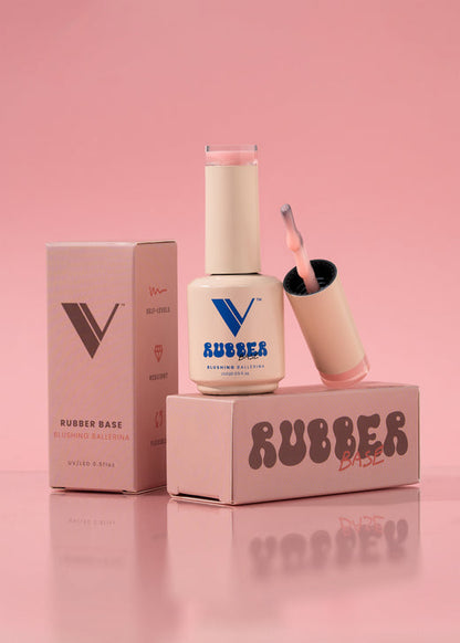 Valentino - Rubber Base - #04. Blushing Ballerina .5oz (Gel)