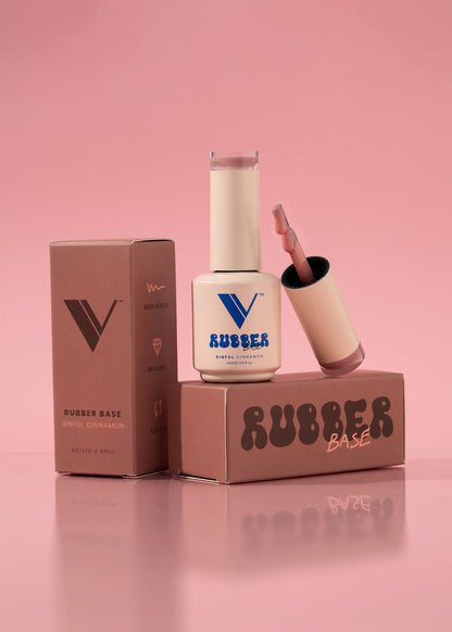 Valentino - Rubber Base - #22. Sinful Cinnamon .5oz (Gel)