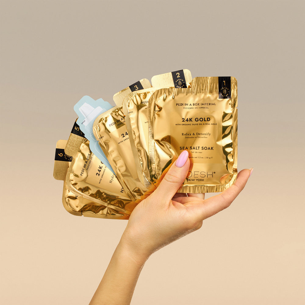 Voesh - Pedi in a Box Imperial 6 Step - 24K GOLD