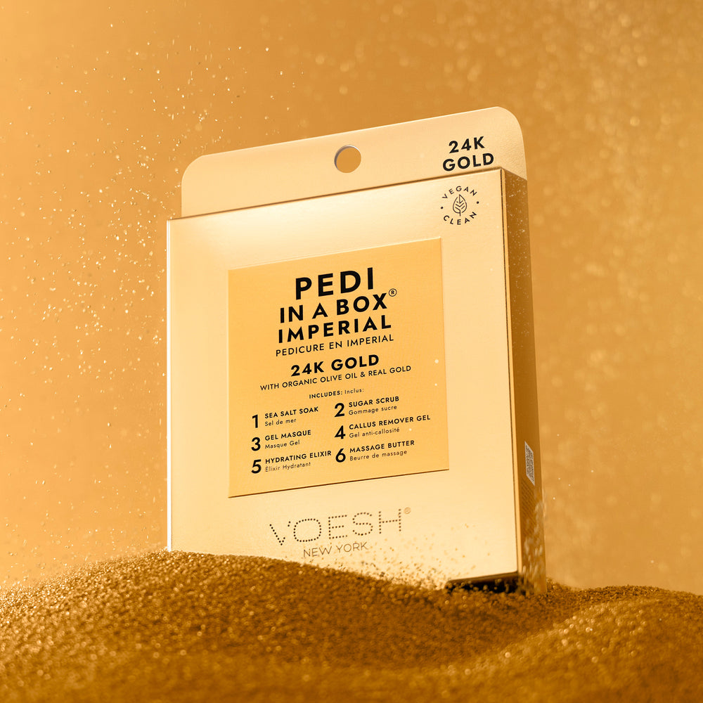 Voesh - Pedi in a Box Imperial 6 Step - 24K GOLD