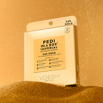 Voesh - Pedi in a Box Imperial 6 Step - 24K GOLD