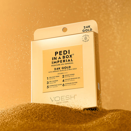 Voesh - Pedi in a Box Imperial 6 Step - 24K GOLD