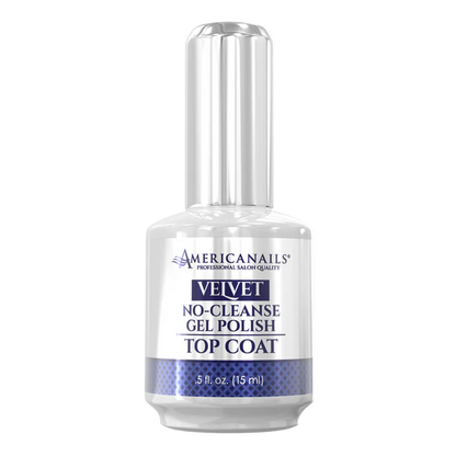 AmericaNails -  No-Cleanse Gel Polish Top Coat | Velvet Finish .5oz