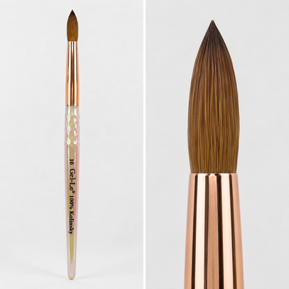Gel-Le - Acrylic Brush -100% Kolinsky (Pink Handle)